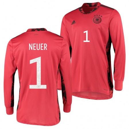 Duitsland Manuel Neuer 1 Doelman Thuis Shirt EK 2020 Lange Mouw